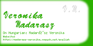 veronika madarasz business card